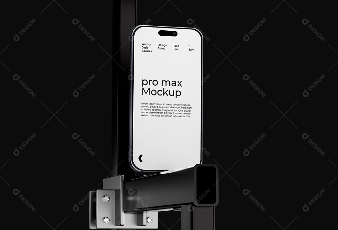 Mockup de Celular PSD Editável