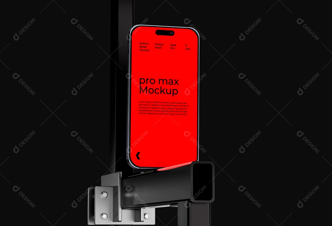 Mockup de Celular PSD Editável