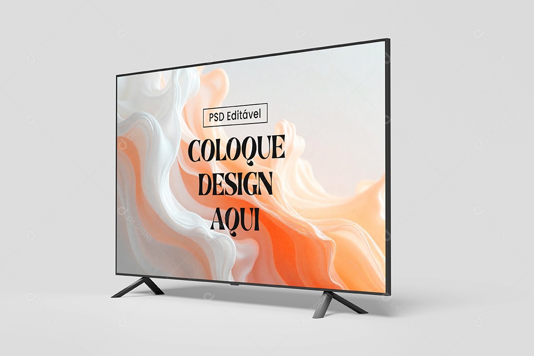 Mockup Smart TV PSD Editável