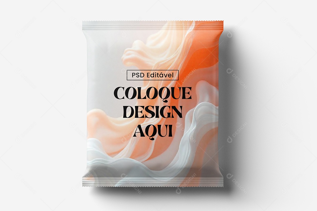 Mockup de Embalagem de Alimento PSD Editável