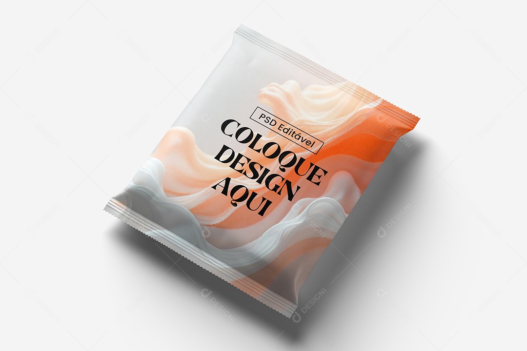 Mockup de Embalagem de Alimento PSD Editável