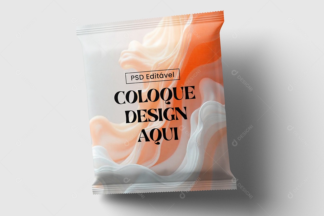 Mockup de Embalagem de Alimento PSD Editável