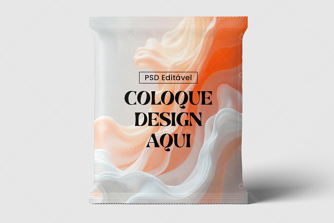 Mockup de Embalagem de Alimento PSD Editável