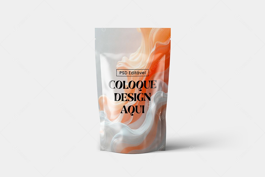Mockup de Embalagem de Alimento PSD Editável