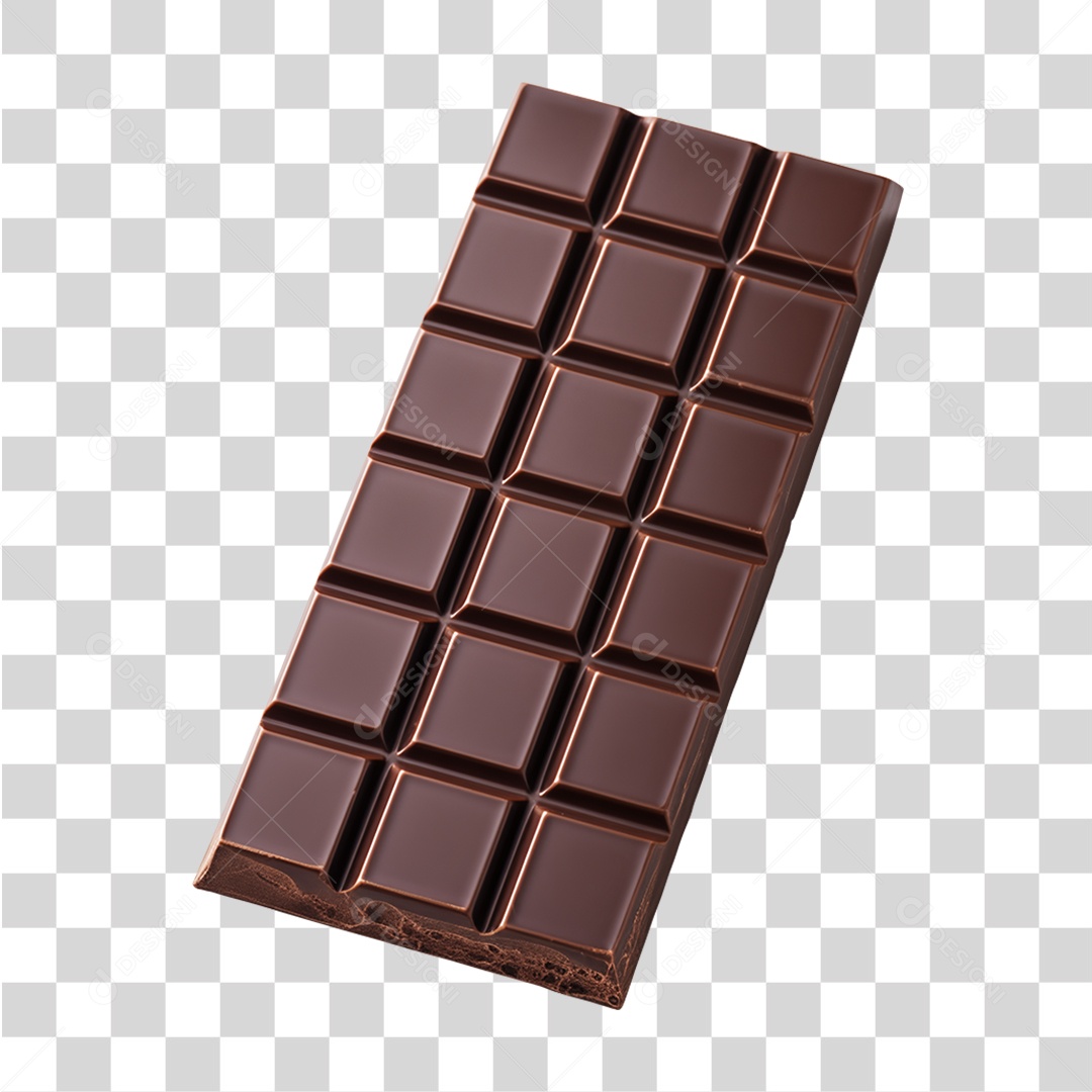 Barra de Chocolate Doces PNG Transparente