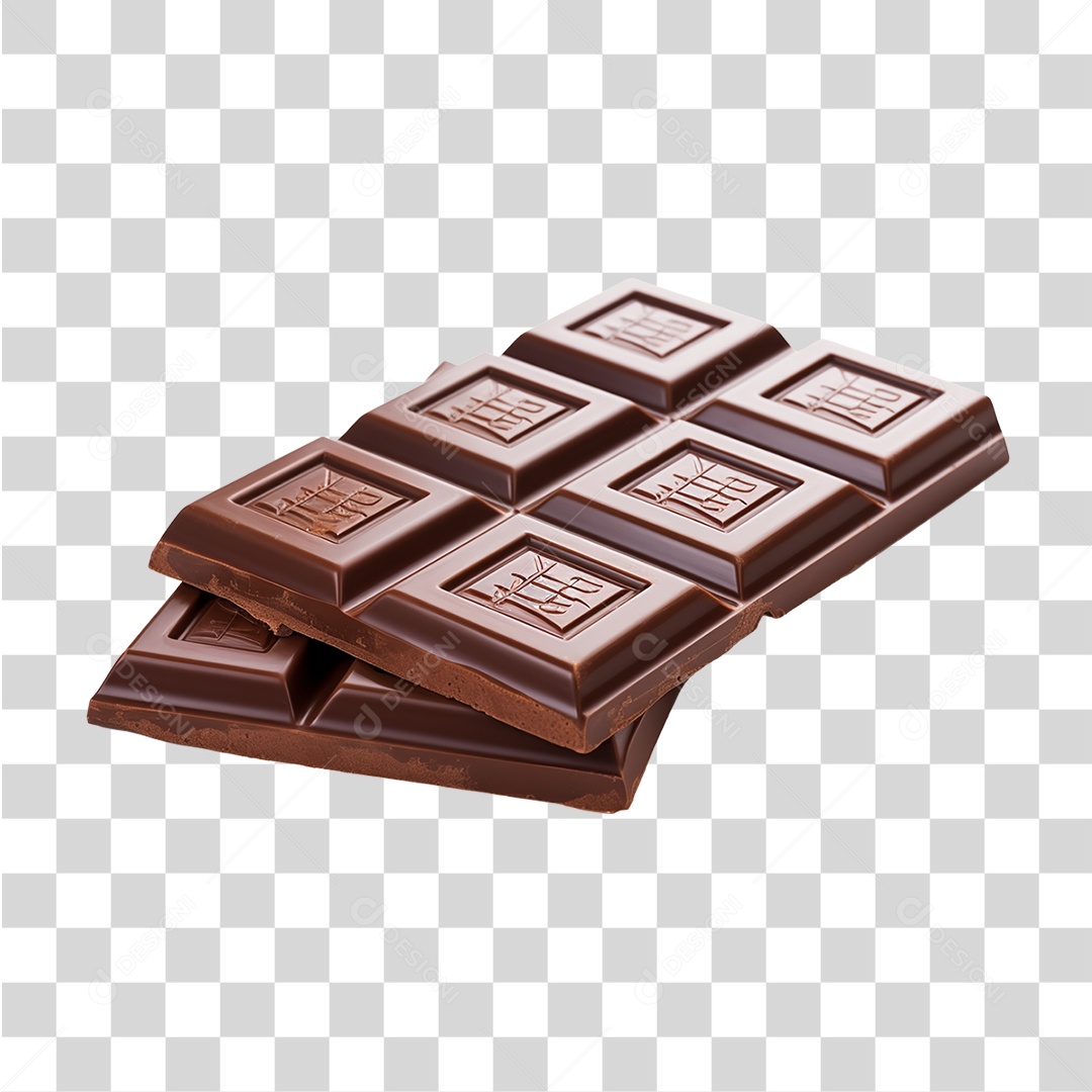 Barra de Chocolate Doces PNG Transparente