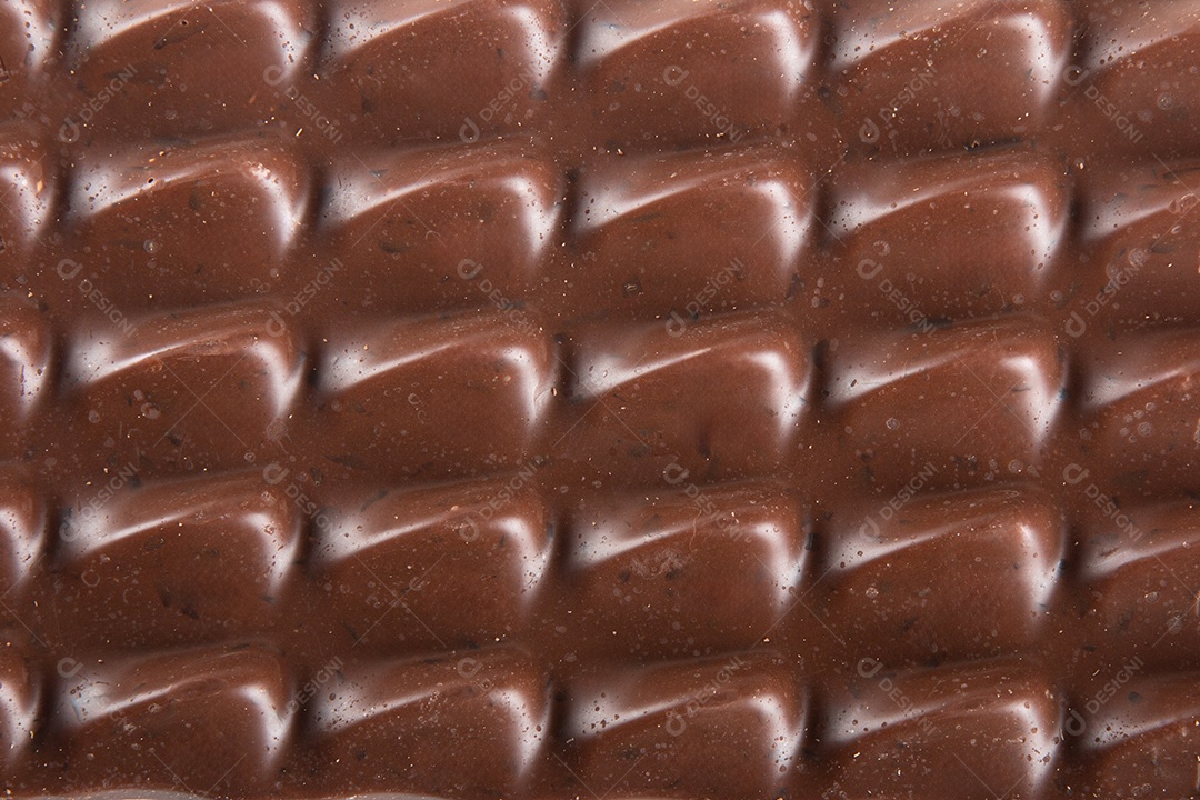 Textura de barra de chocolate visão aproximada