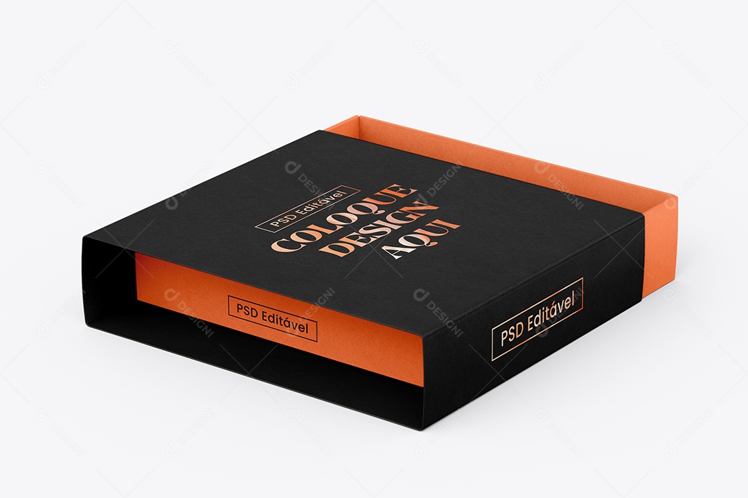 Mockup Caixa PSD Editável