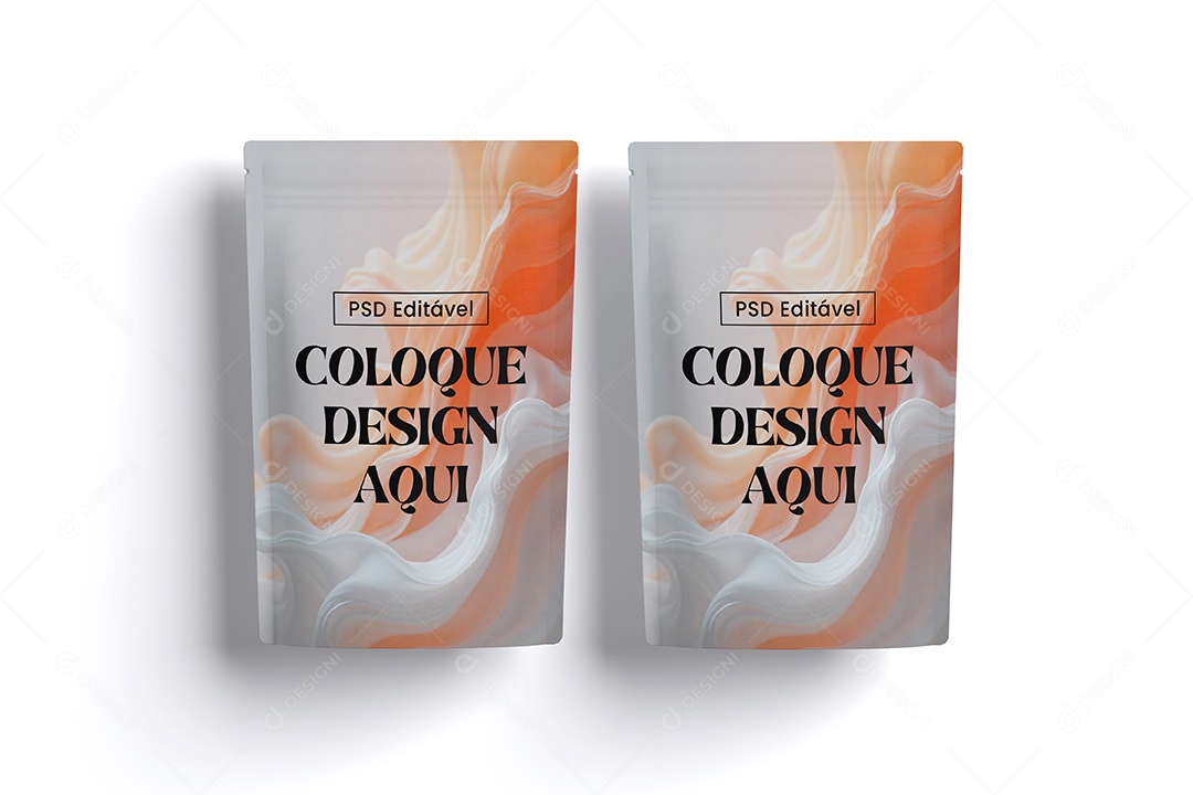 Mockup de Embalagens de Alimento PSD Editável