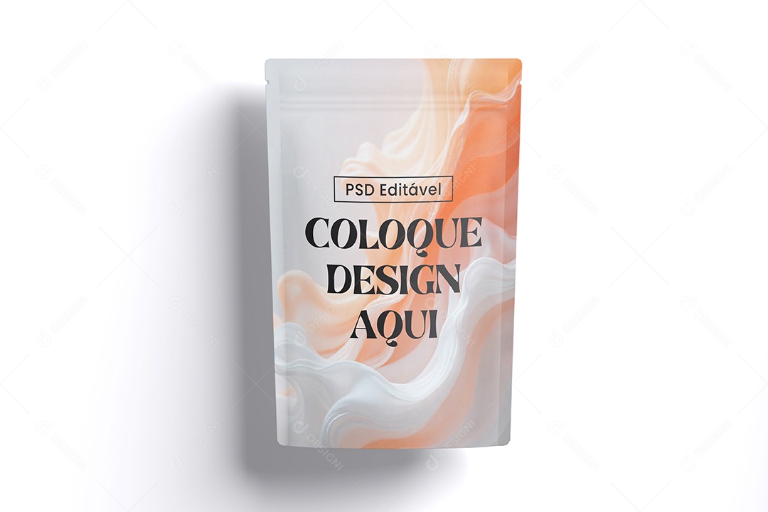 Mockup de Embalagem de Alimento PSD Editável