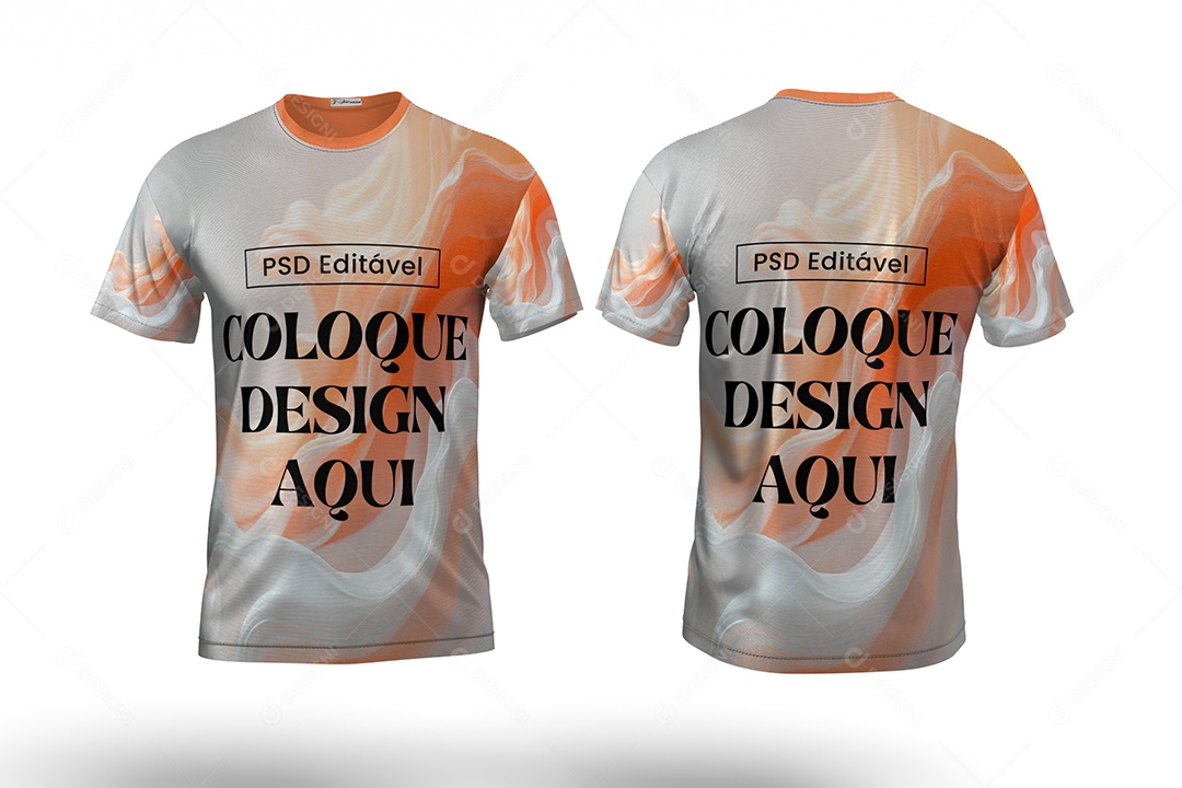 Mockup de Camisa T-Shirt PSD Editável