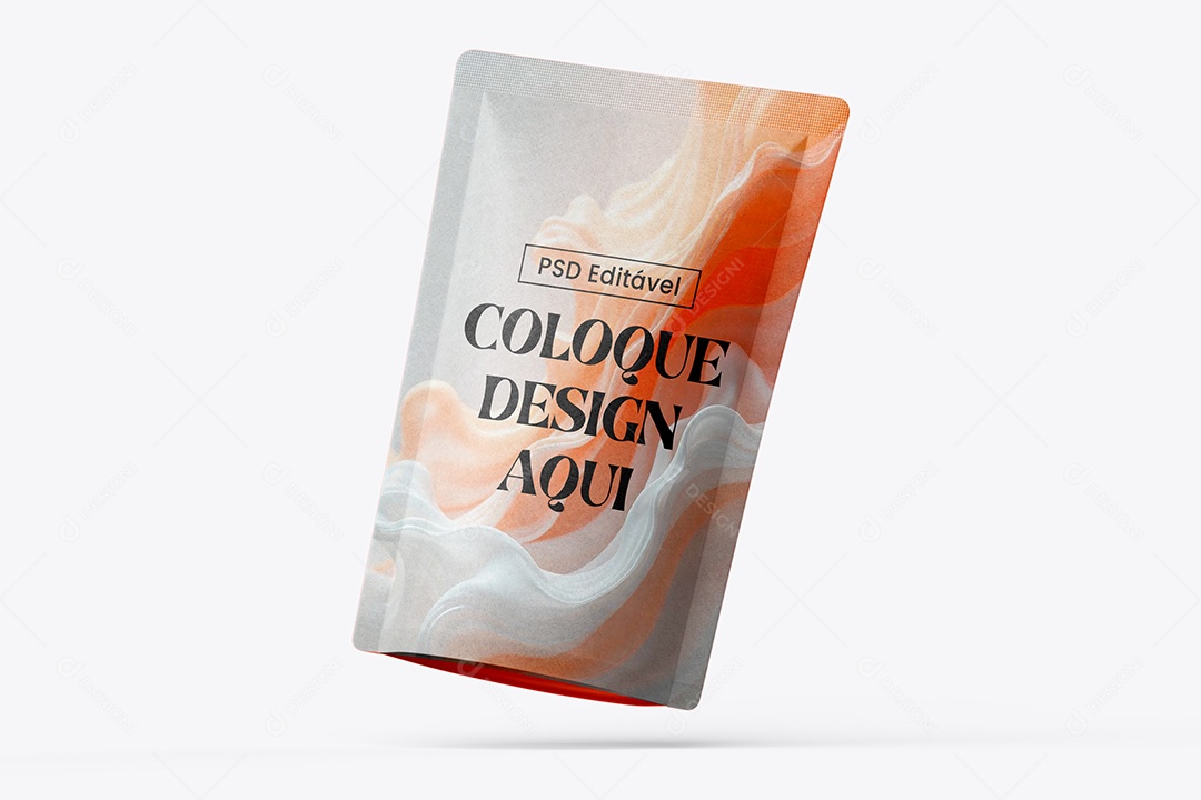 Mockup de Embalagem de Alimento PSD Editável