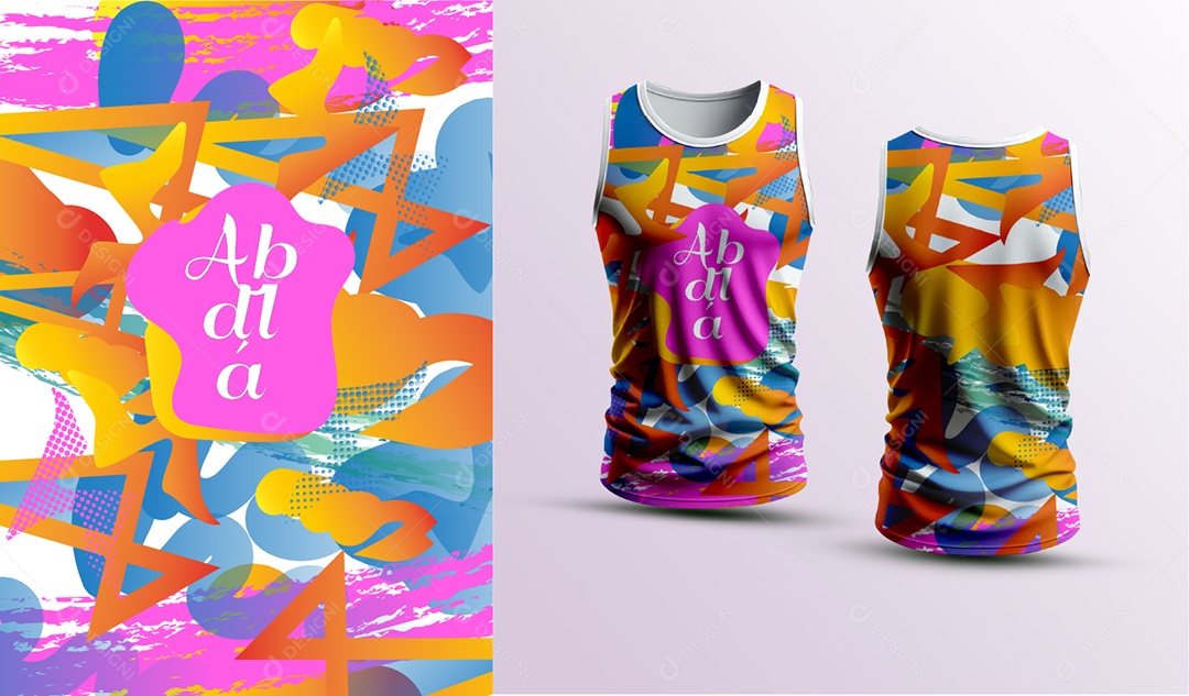 Modelo de Abadá de Carnaval Vetor EPS