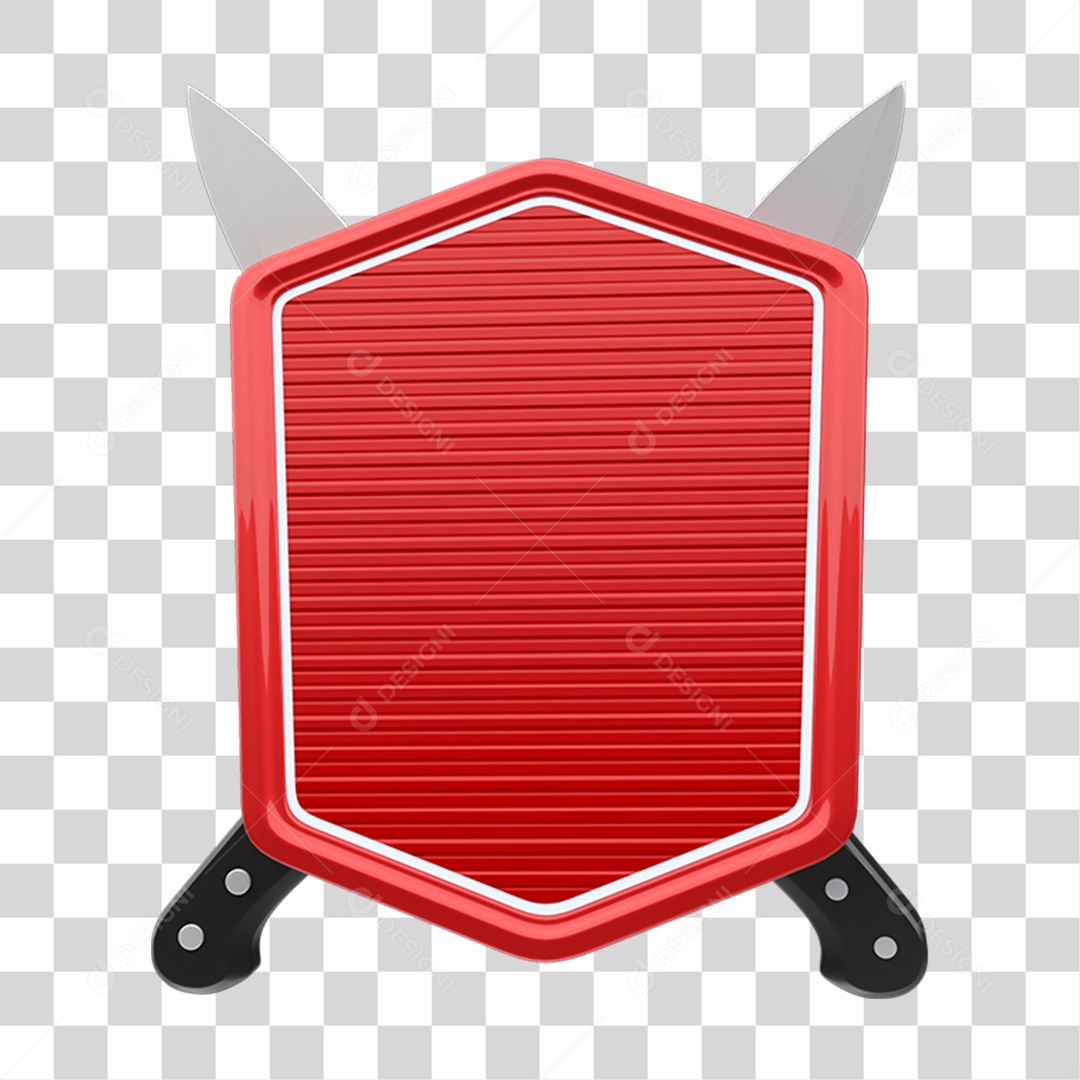 Placa de Metal PNG Transparente