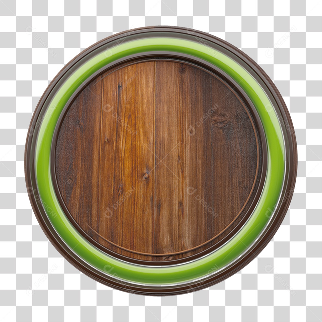 Placa de Madeira PNG Transparente