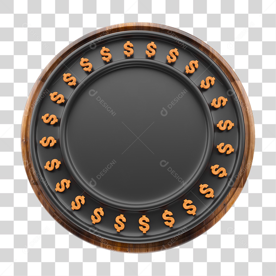 Placa de Metal PNG Transparente