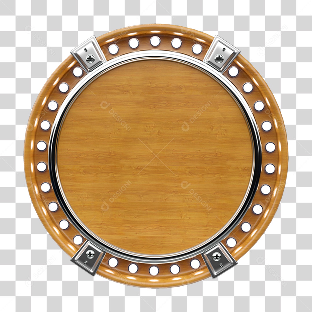 Placa de Metal PNG Transparente