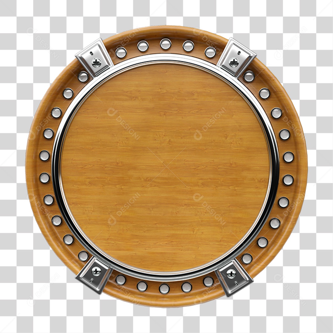 Placa de Metal PNG Transparente