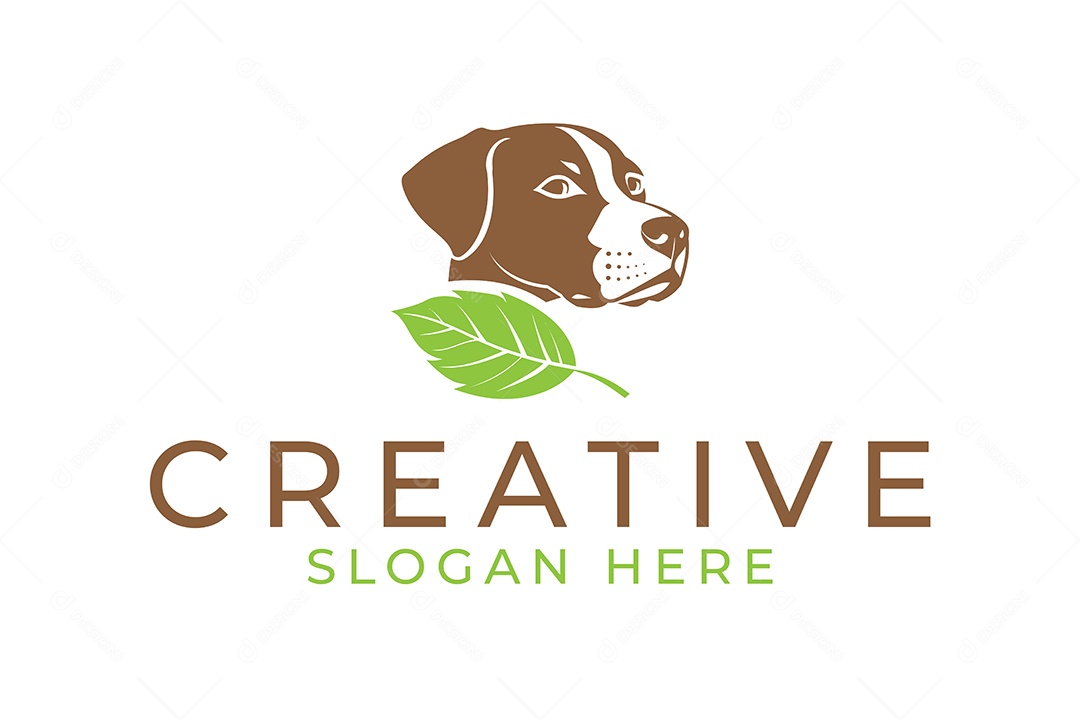 Modelo de Logotipo de Animal  PNG + AI Editável