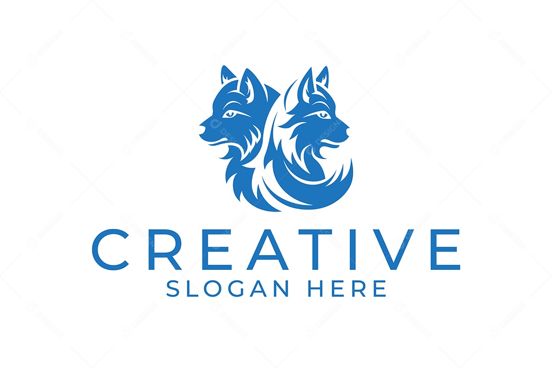 Modelo de Logotipo de Animal  PNG + AI Editável