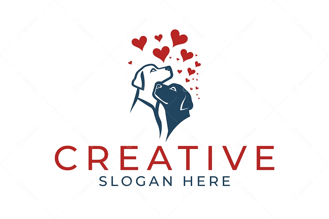 Modelo de Logotipo de Animal  PNG + AI Editável