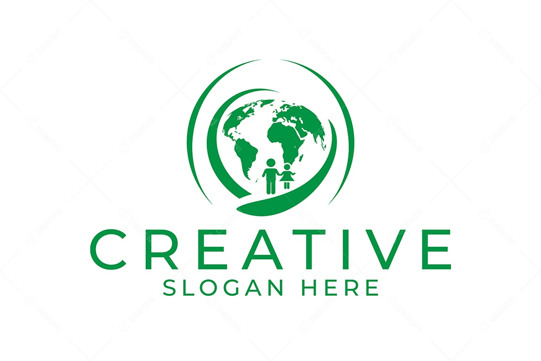 Modelo de Logotipo de Animal PNG + AI Editável