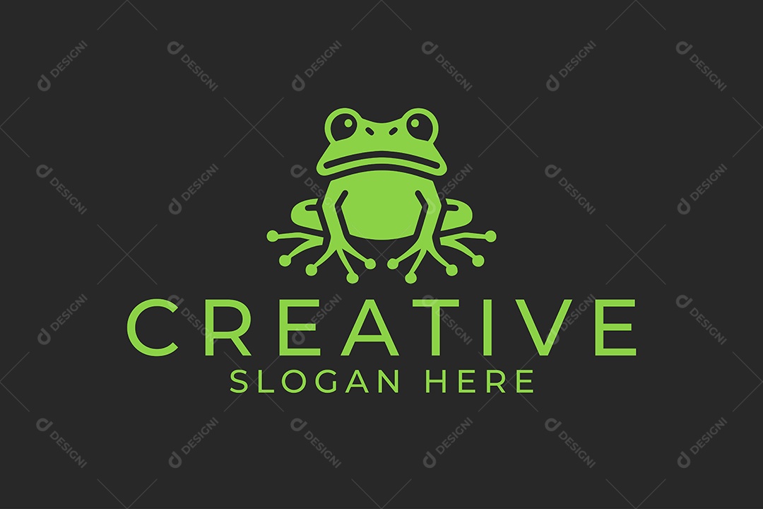 Modelo de Logotipo de Animal PNG + AI Editável