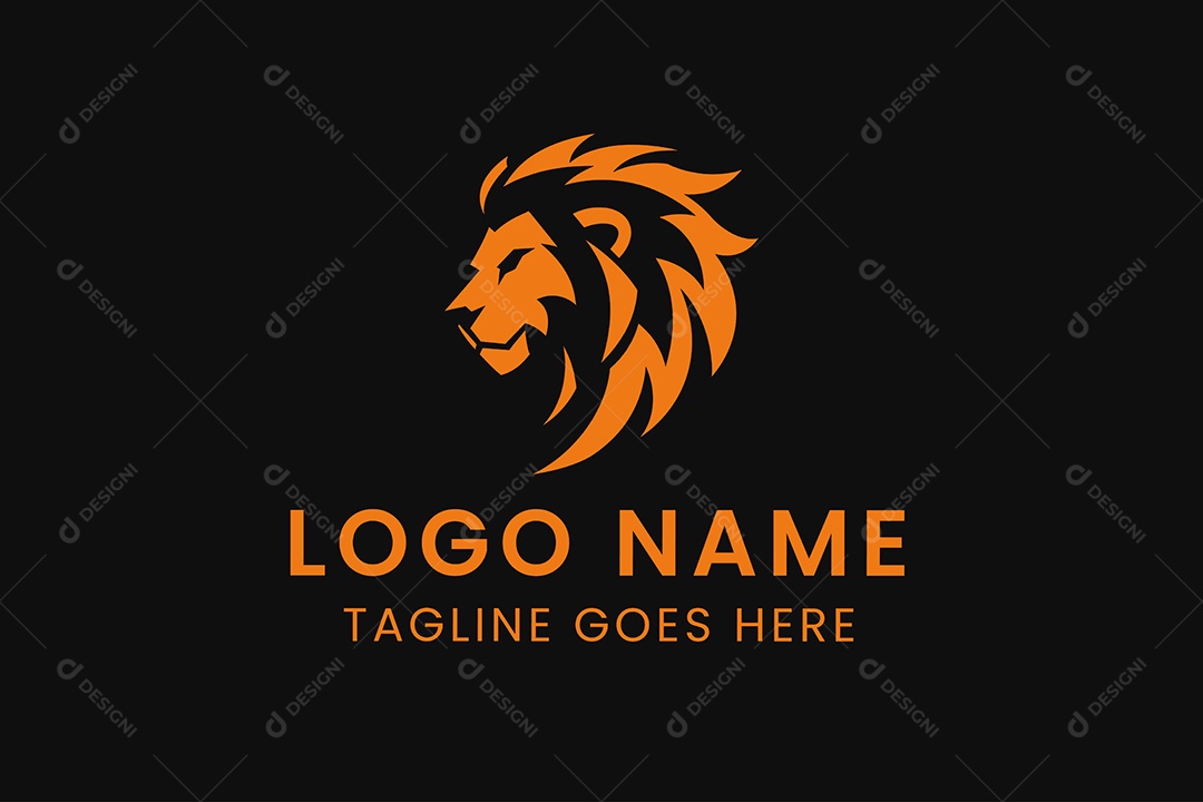 Modelo de Logotipo de Animal PNG + AI Editável