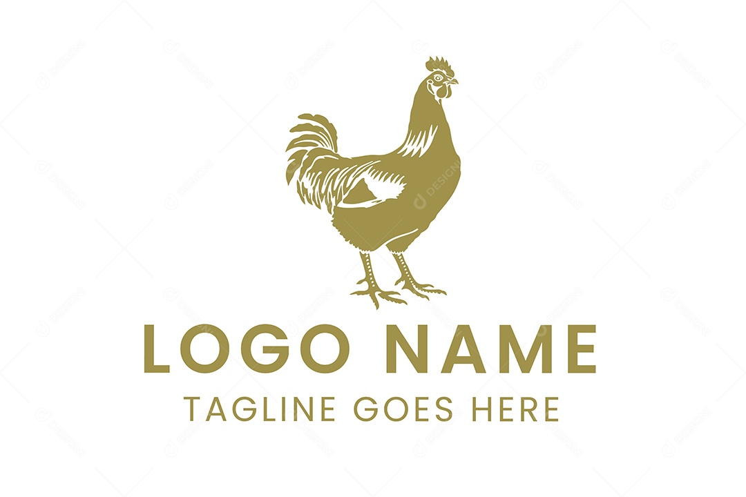 Modelo de Logotipo de Animal PNG + AI Editável