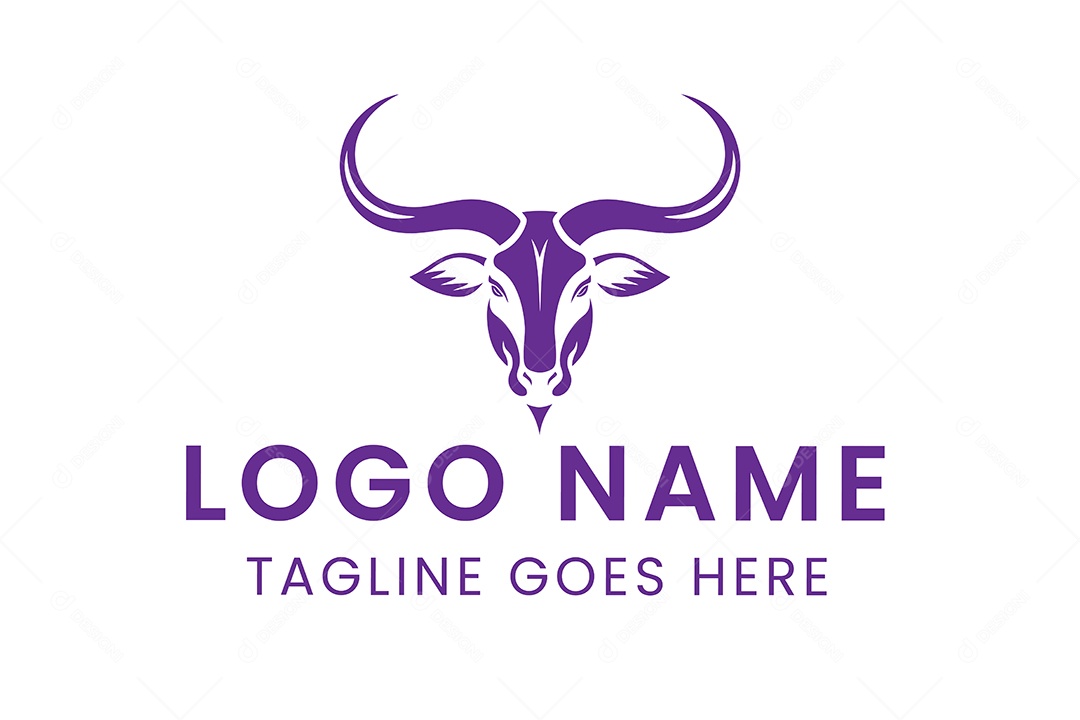 Modelo de Logotipo de Animal PNG + AI Editável