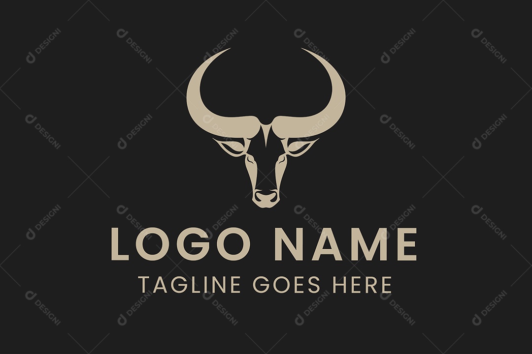 Modelo de Logotipo de Animal PNG + AI Editável