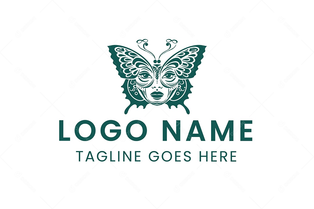 Modelo de Logotipo de Animal PNG + AI Editável