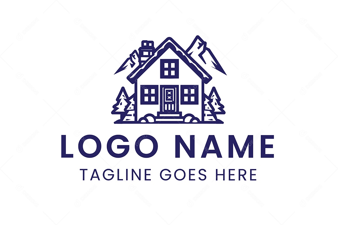 Modelo de Logotipo EPS + AI Editável