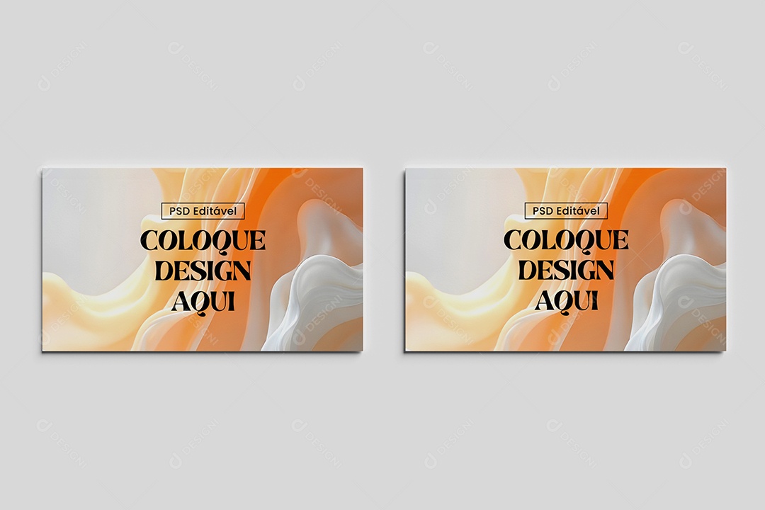 Mockup de Cartões de Visita PSD Editável