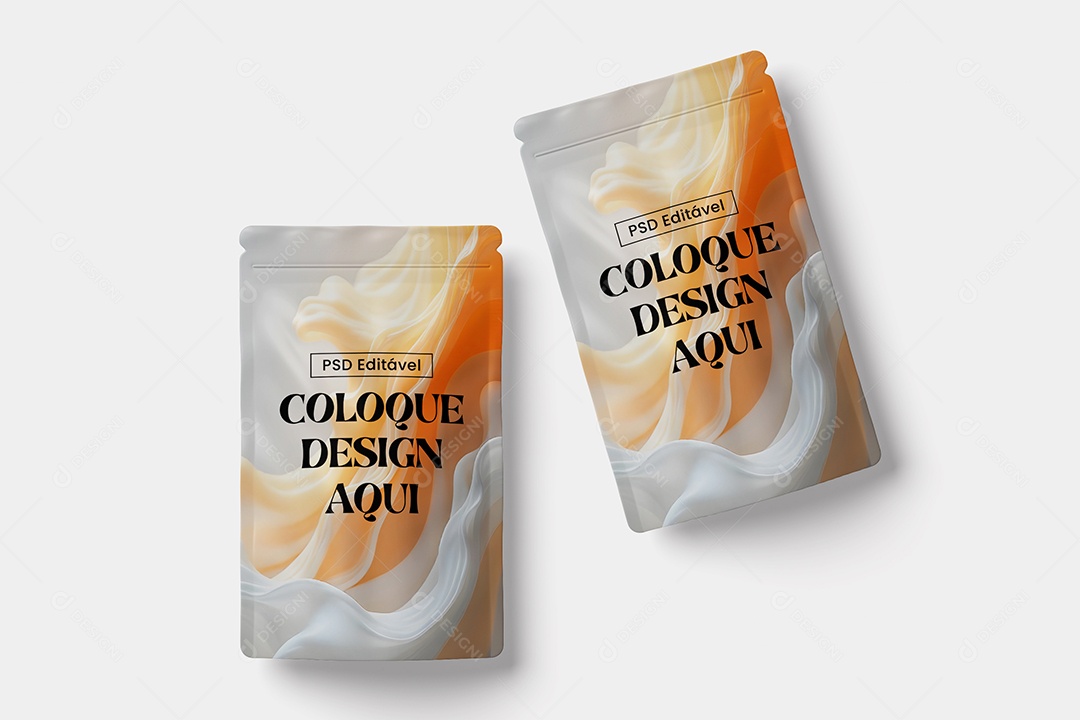 Mockup Embalagem de Alimento PSD Editável