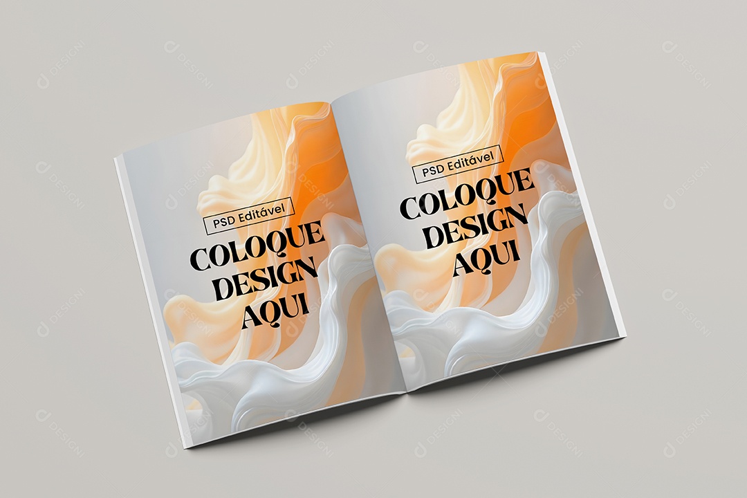 Mockup Revista PSD Editável