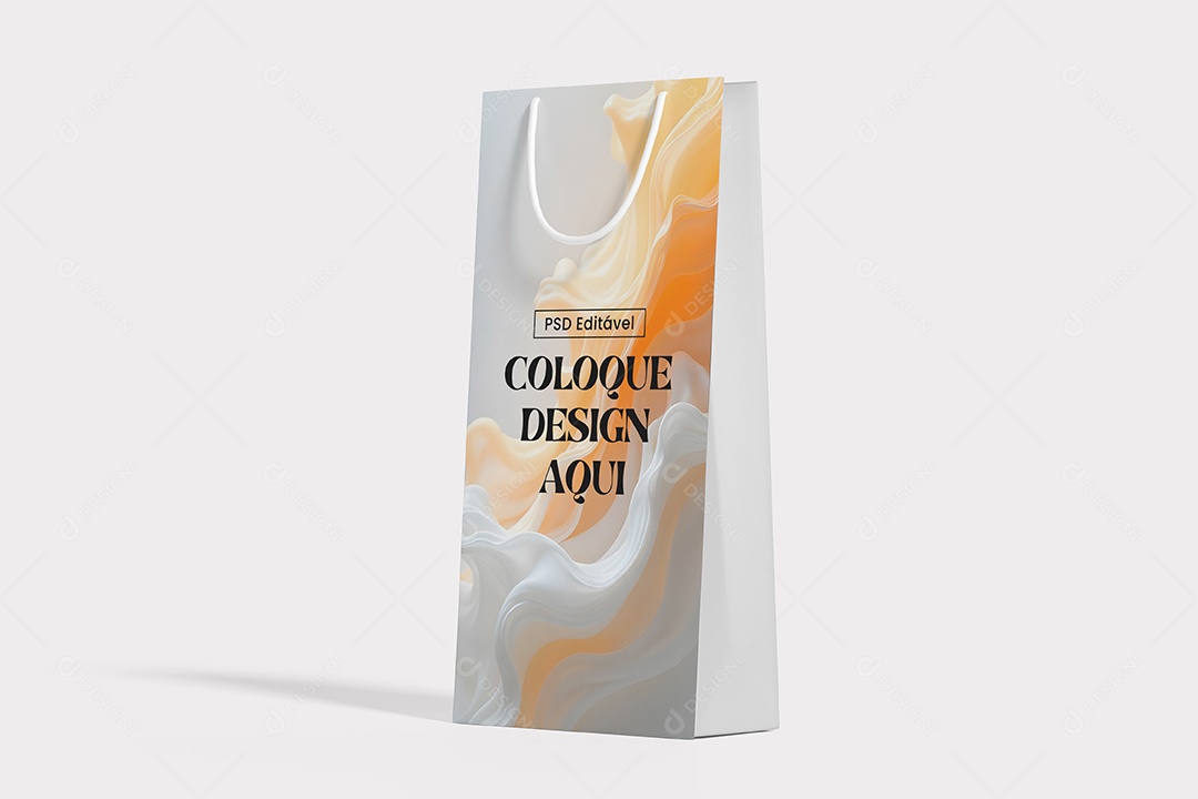 Mockup sacola de compras PSD Editável