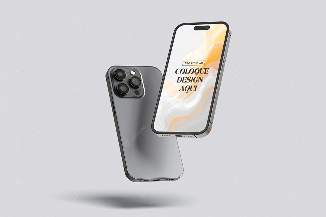 IPhone Celular Smartphone Mockup PSD