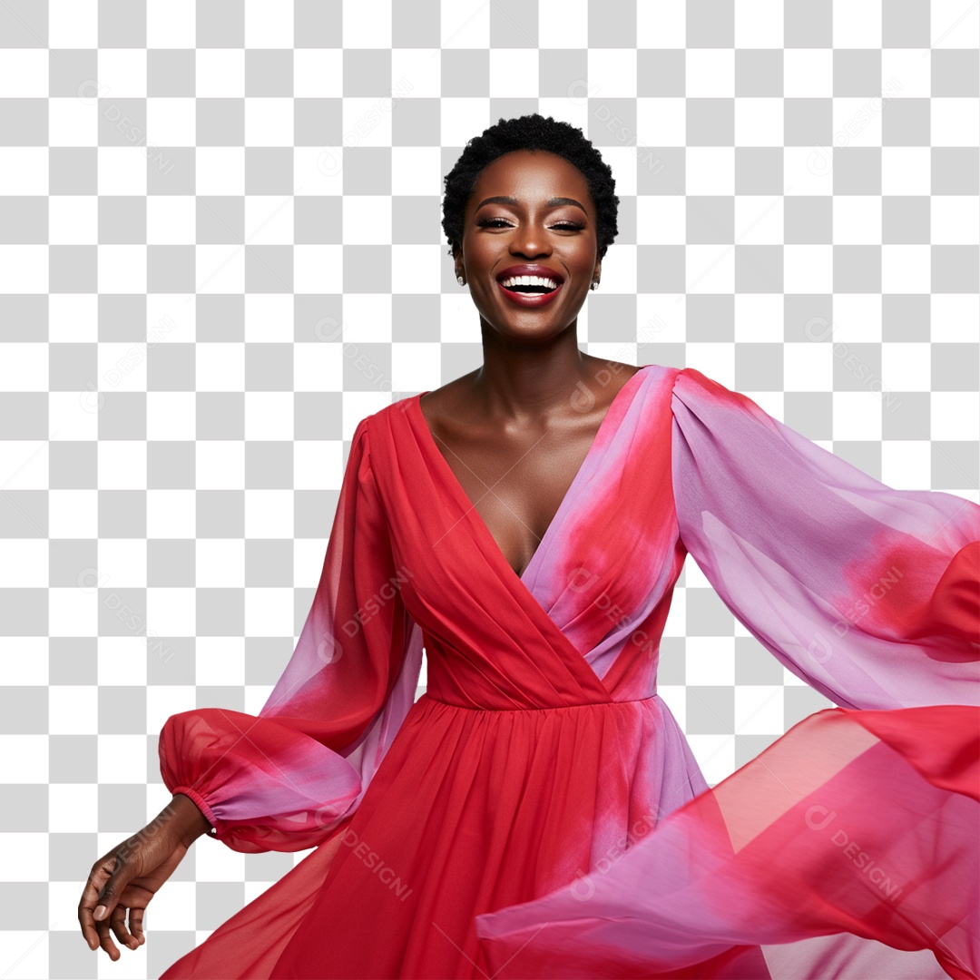 Mulher Sorrindo PNG Transparente