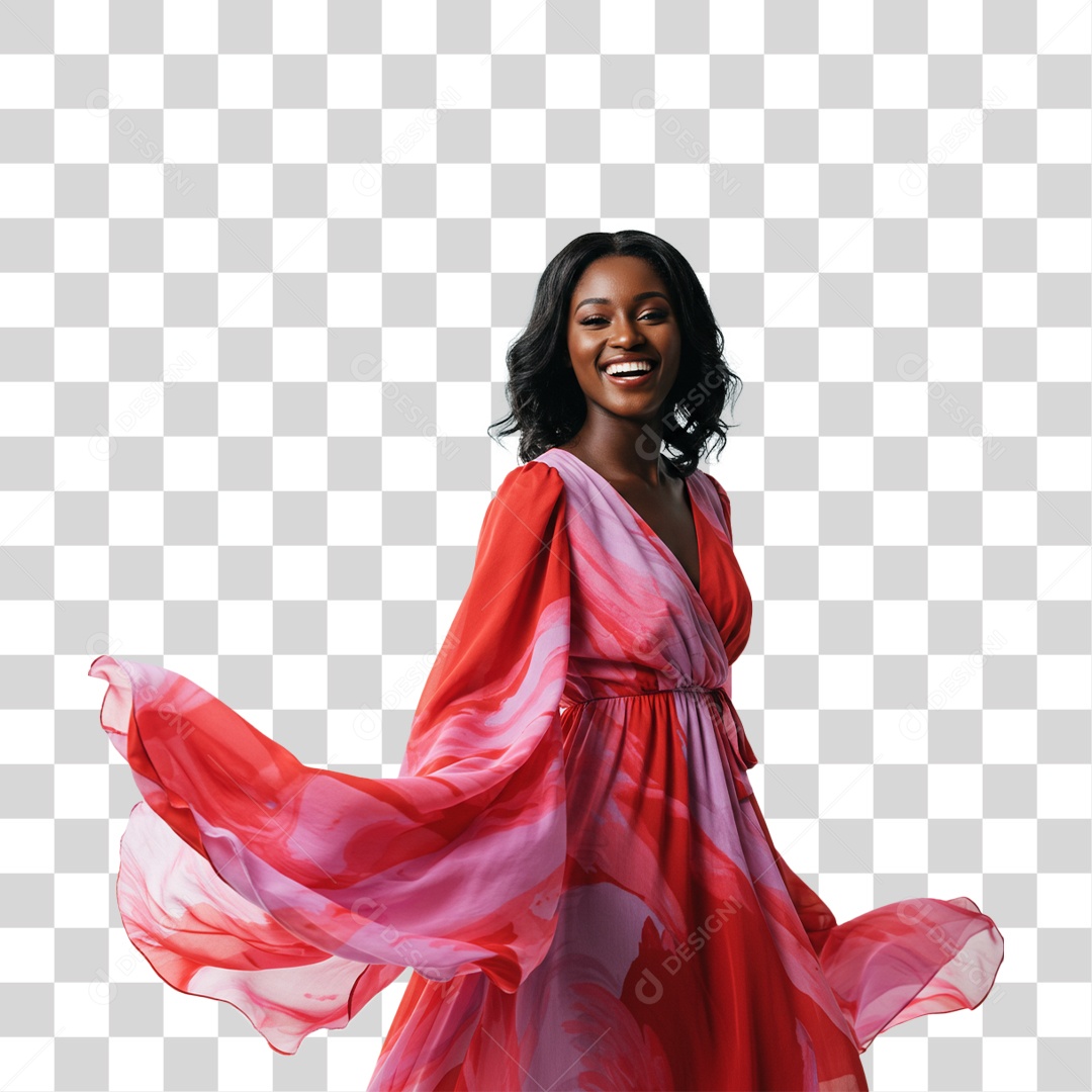 Mulher Sorrindo PNG Transparente