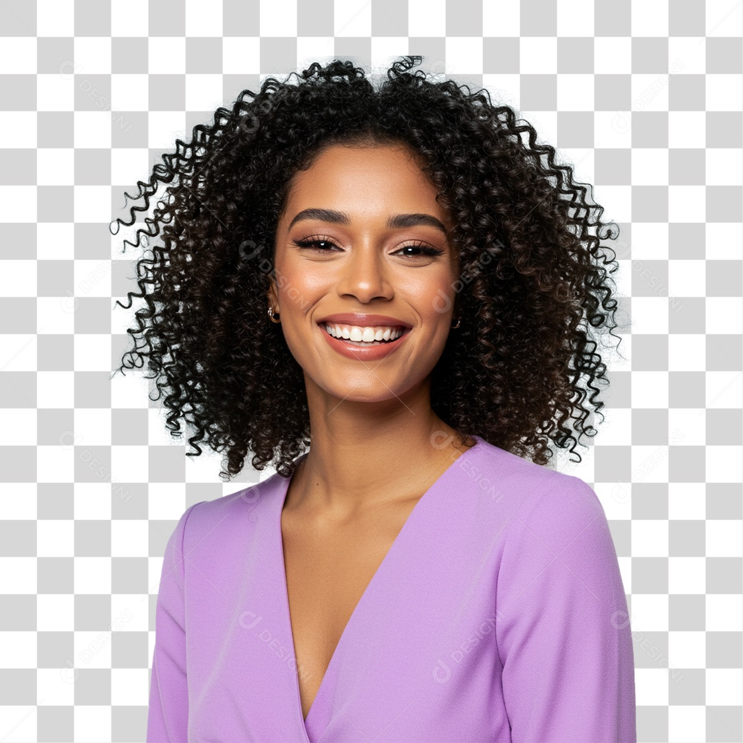 Mulher Sorrindo PNG Transparente