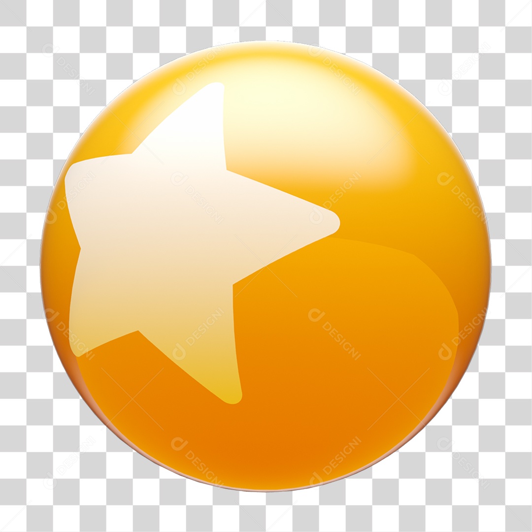 Bola de Estrela PNG Transparente