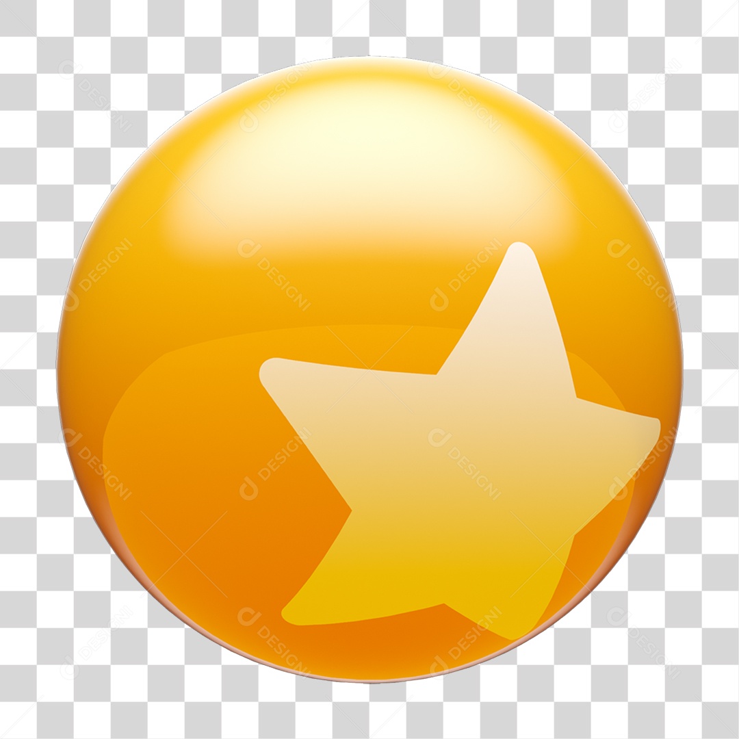 Bola de Estrela PNG Transparente
