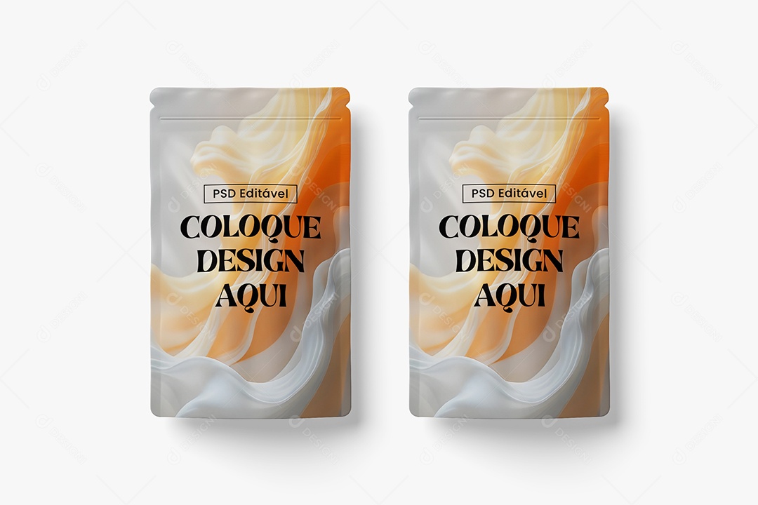 Mockup Embalagem de Bolsa PSD Editável