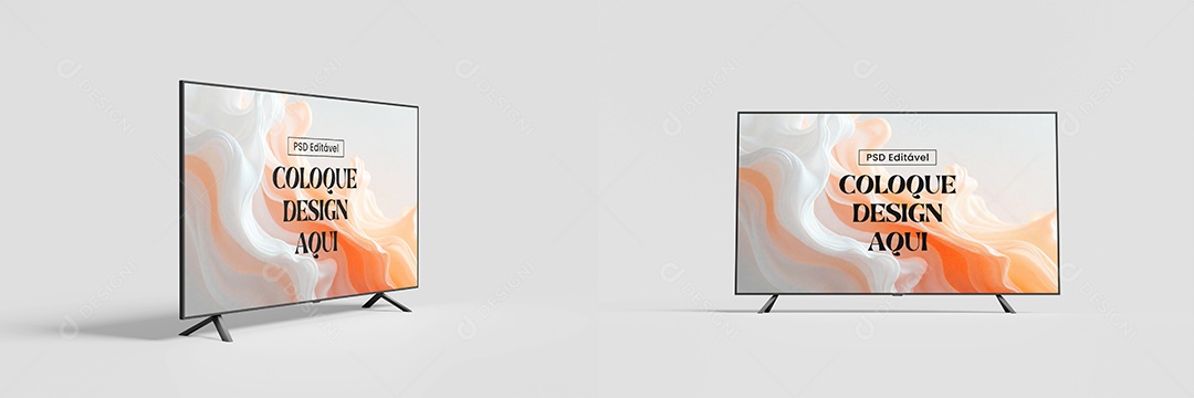 Mockup de TV PSD Editável