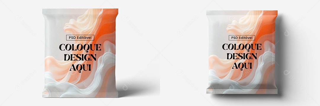 Mockup de Embalagem de Alimentos PSD Editável