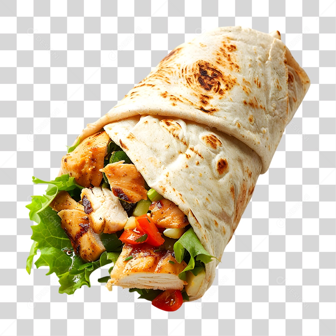 Prato de Burritos PNG Transparente