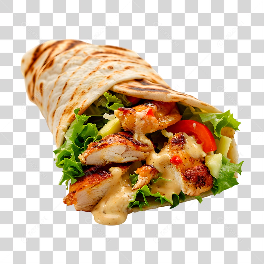 Prato de Burritos PNG Transparente