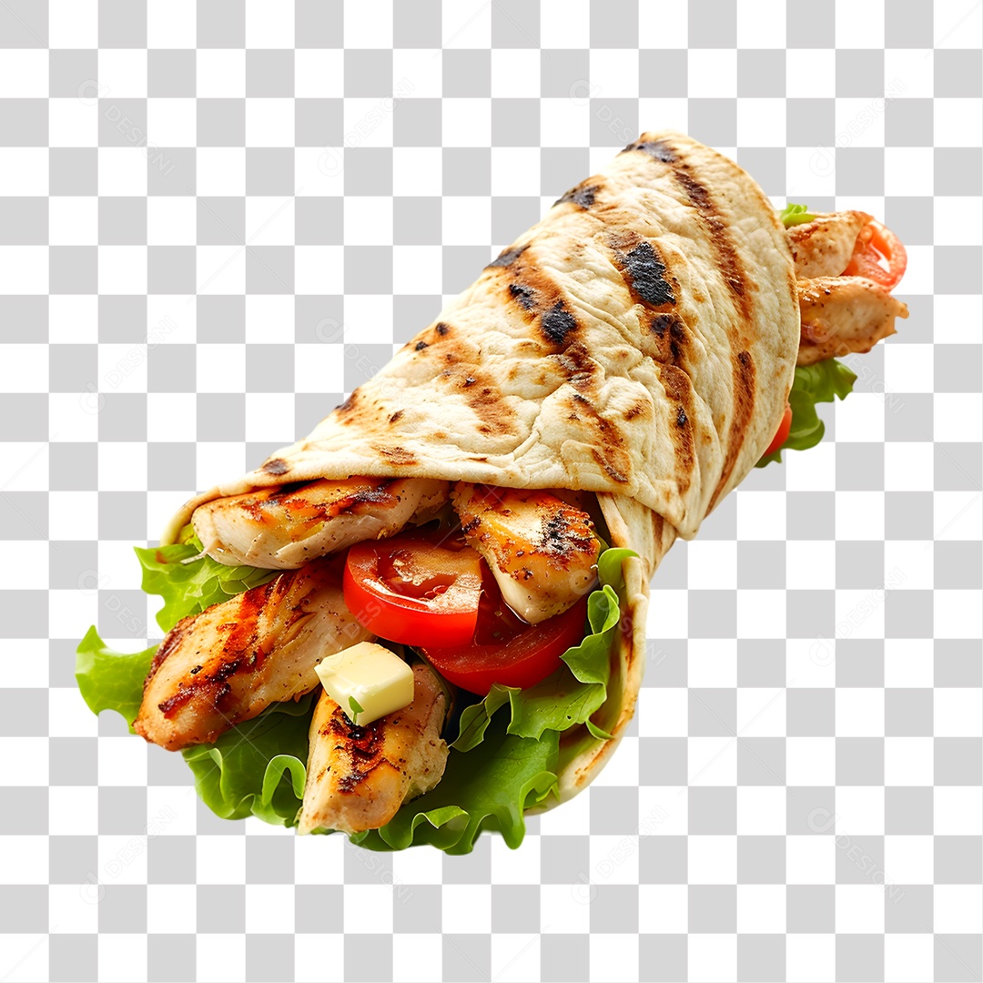 Prato de Burritos PNG Transparente