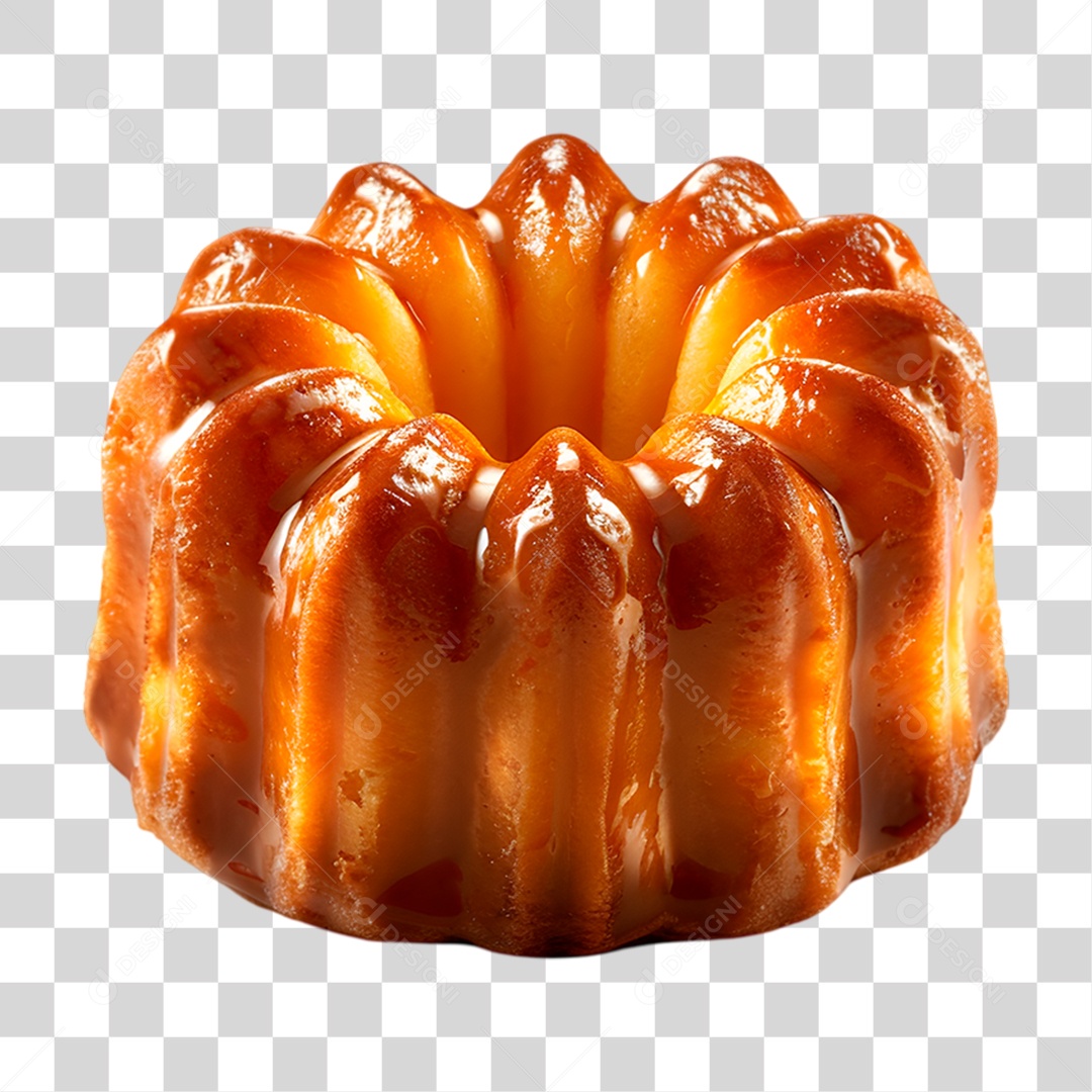 Bolo Bundt PNG Transparente